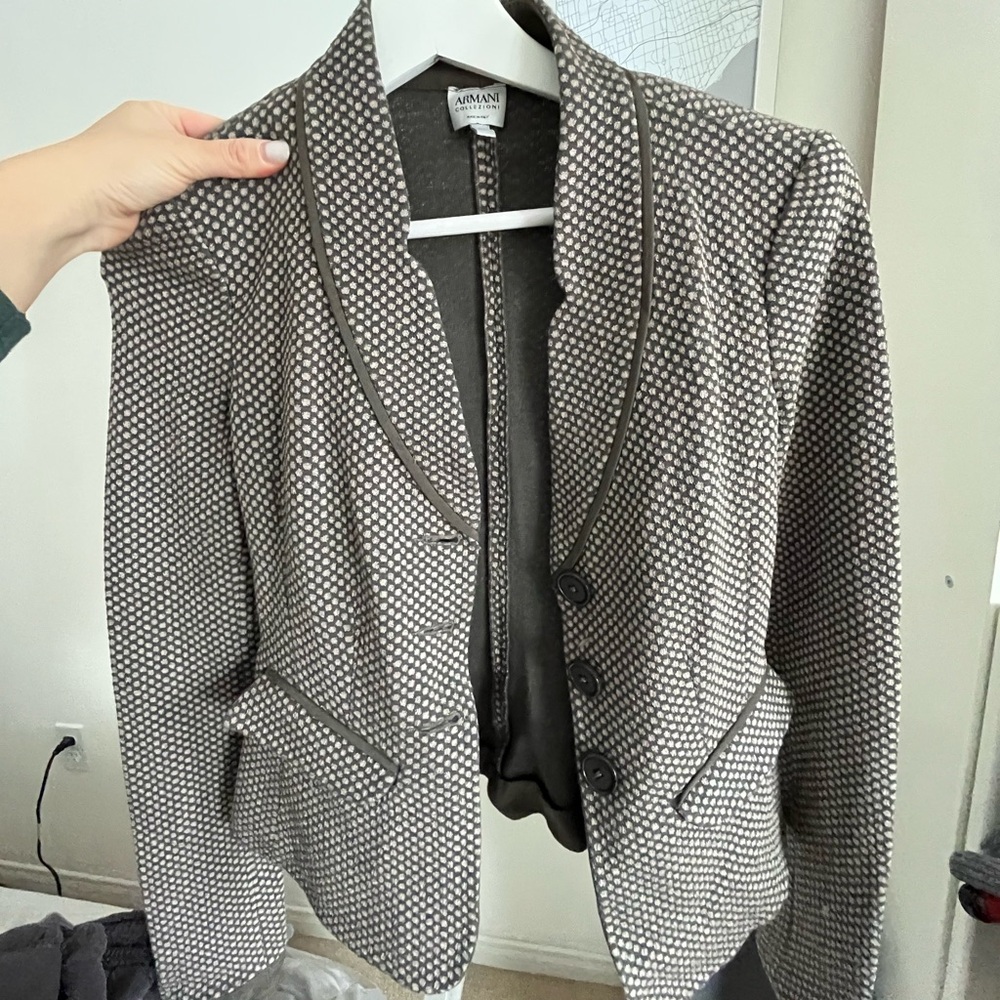 Vintage 1990 Armani Collezioni Blazer Sweater